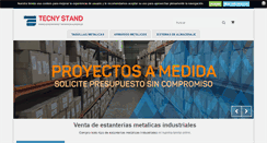 Desktop Screenshot of estanteriasmetalicas.eu
