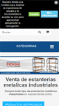 Mobile Screenshot of estanteriasmetalicas.eu